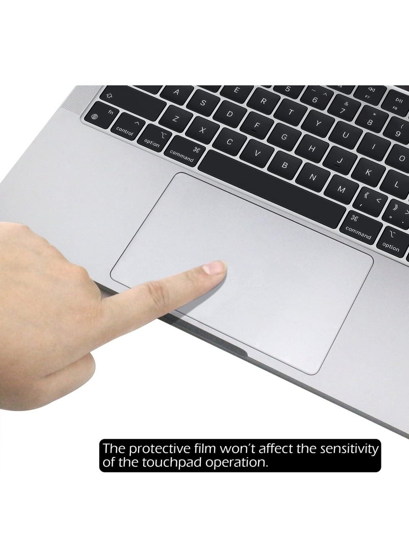 2Packs MacBook Air 15 inch Trackpad Protector Cover for 2026--2023 MacBook Air 15.3" M5 M4 M3 M2 Chip A3448/A3241/ A3114/A2941 with Touch ID Clear Anti-Scratch Touch Pad Protector Skin,Clear - Image 4